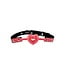 Sportsheets Breathable Heart-Shaped Silicone Ball Gag Red