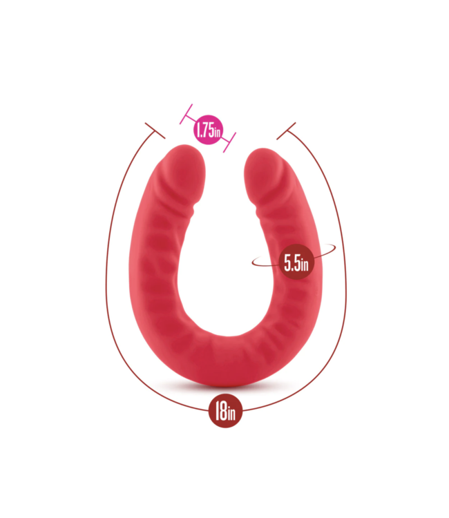 Ruse | Silicone Double Headed  18-Inch Thick Dildo By Blush®