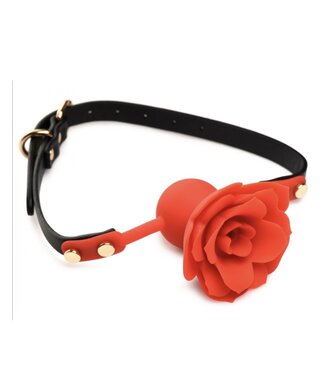 XR Silicone Breathable Rose Gag