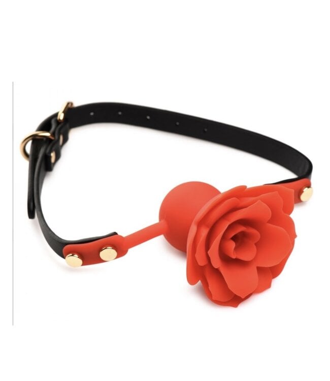 Silicone Breathable Rose Gag