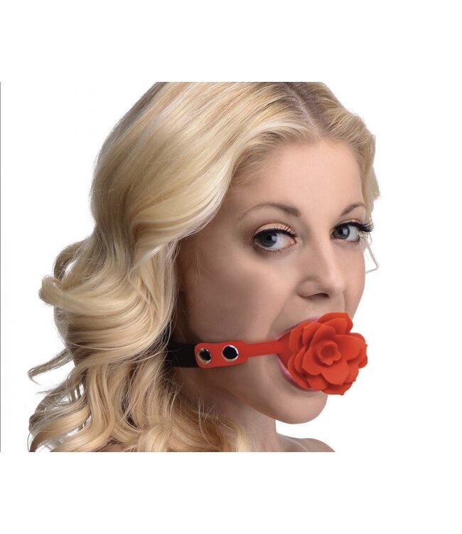 Silicone Breathable Rose Gag