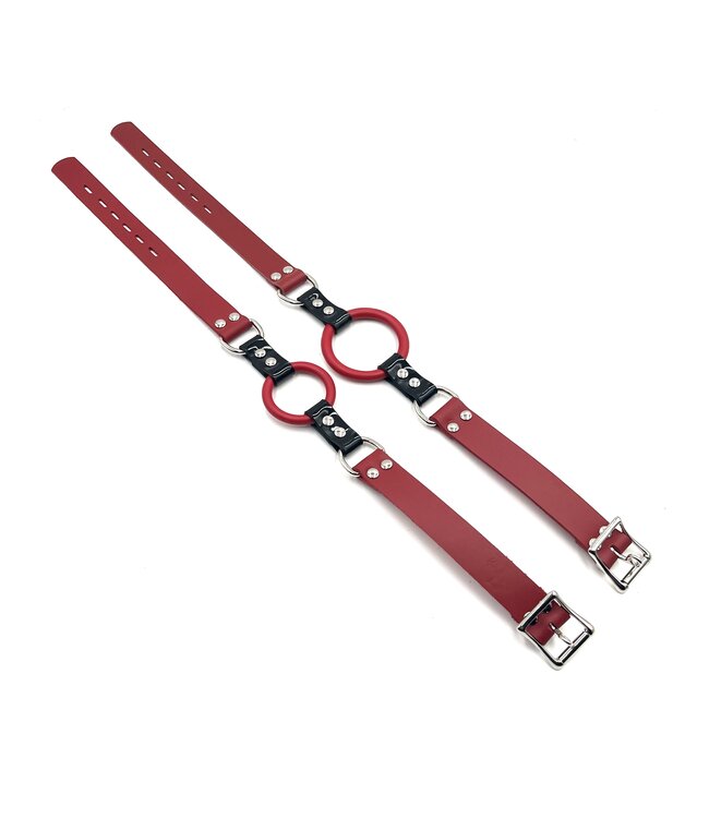 Ring gag with thin straps |Open  Mouth Gag