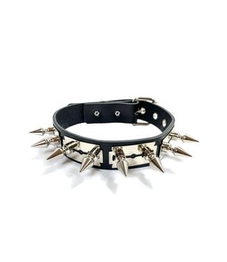 Funk Plus Razors and Spikes Punk Goth Choker