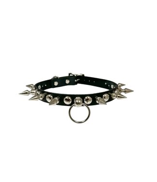 Funk Plus Choker with spikes and rounded studs