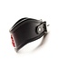 Red Laced Leather Posture Collar