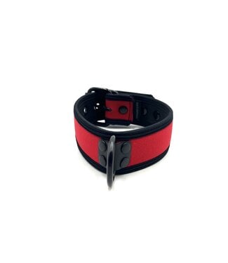 Mr. S Leather Neoprene Bold Color Puppy Collar