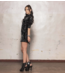 The Leader Vinyl Black Dress