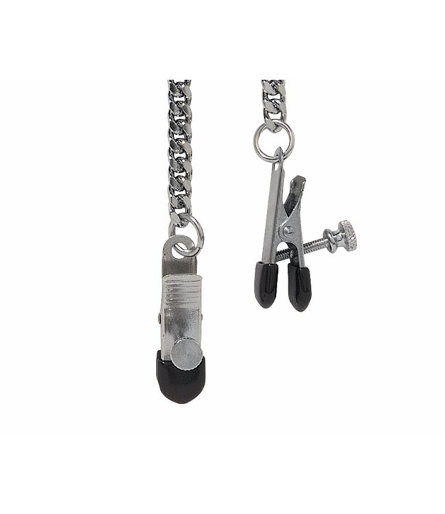 Adjustable Broad Tip Clamps - Jewel Chain
