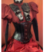 Faux Leather Steel Boned Corset