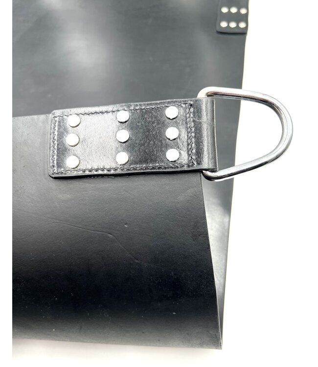 Genuine Leather Sex Sling with Leg Straps