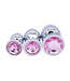 Medium Stainless Steel Jewel Butt Plug