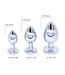 Medium Stainless Steel Jewel Butt Plug