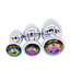 Medium Stainless Steel Jewel Butt Plug