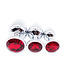Medium Stainless Steel Jewel Butt Plug