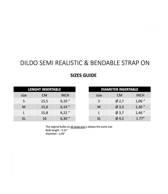 Strap On Me Silicone Bendable Dildo