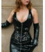 Bondesque Buckled Vinyl Corset with Steel Boning