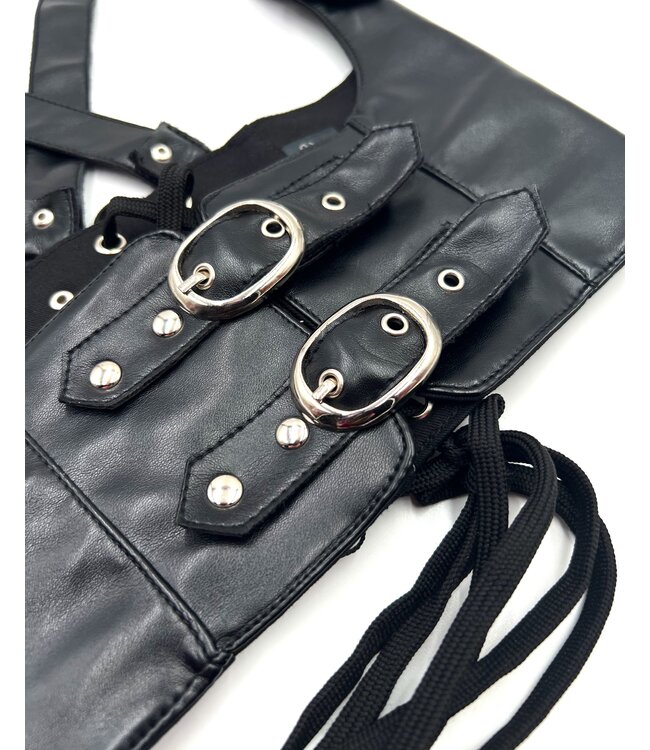Underbust Buckle Vegan Harness