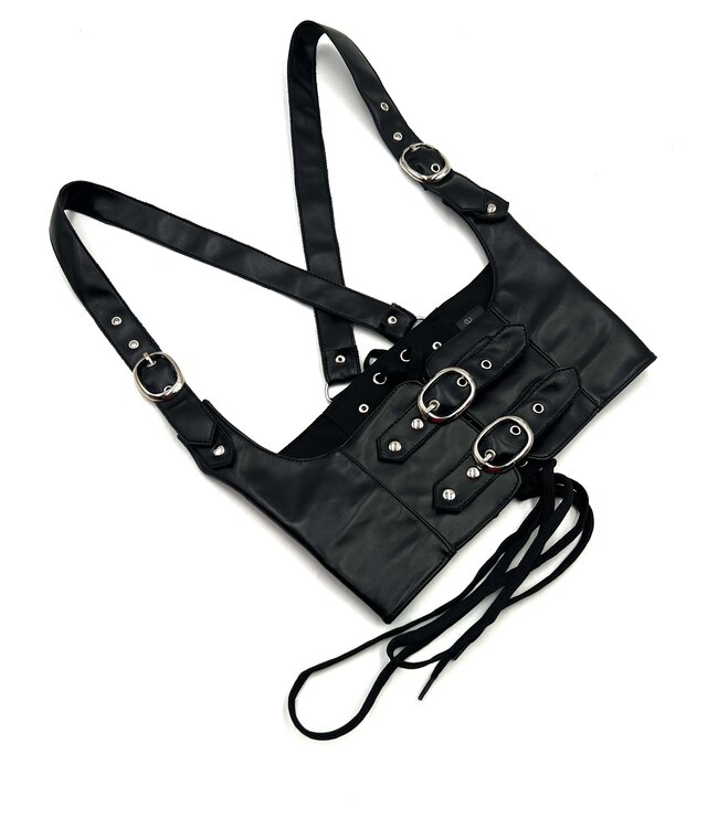 Underbust Buckle Vegan Harness