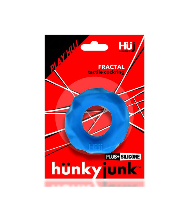 Hunkyjunk Fractal | Tactile Stretchy  Silicone Cockring