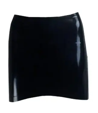 VexClothing Chevron  Latex Mini Skirt