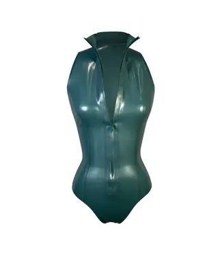 VexClothing Sleeveless Latex  Bodysuit with front zip