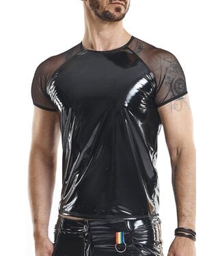 Regnes PVC t shirts with mesh sleeves