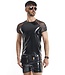 PVC t shirts with mesh sleeves