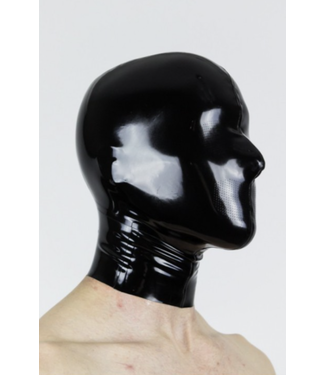 Latex101 Latex Micro Perforated Hood with Back Zip