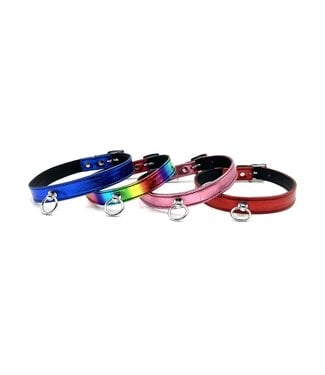 Spanked Soft leather O ring Everyday Collar