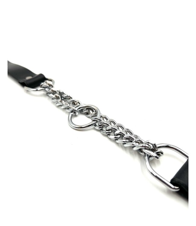Martingale Bondage Leather Collar