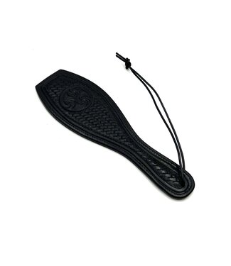 Spanked I can take it Leather Paddle