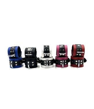 Spanked Essential Bondage Leather Wrist Cuffs