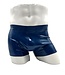 Metallic blue latex Shorts