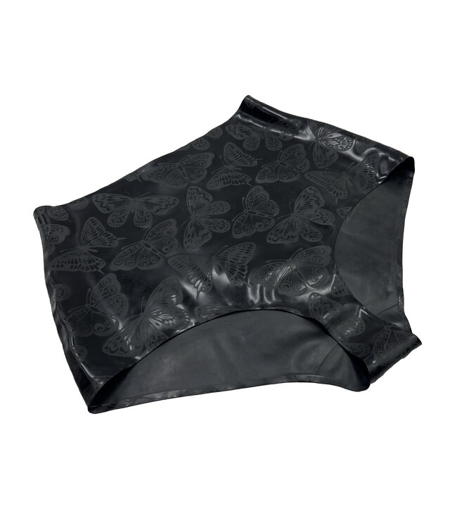 Latex Knickers with Textured Butterfly