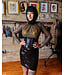 Peter Domenie Semi-transparent and Black Latex Dress