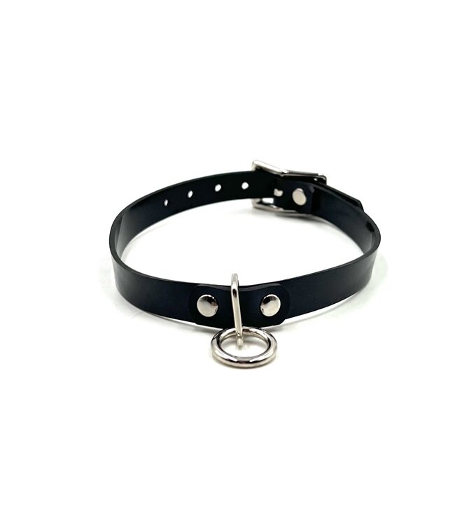 Black PVC Choker With O-Ring
