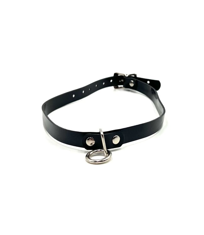 Black PVC Choker With O-Ring