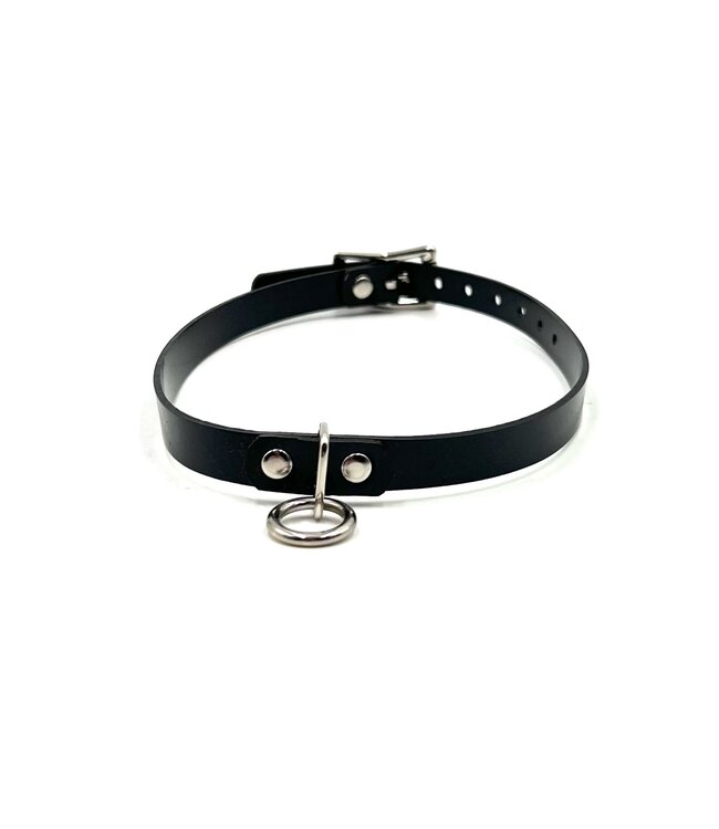 Black PVC Choker With O-Ring