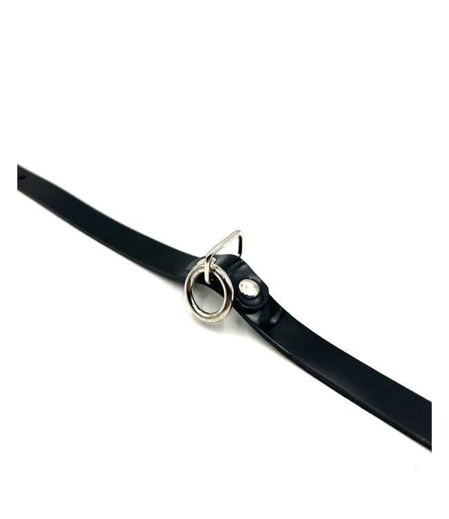 Black PVC Choker With O-Ring