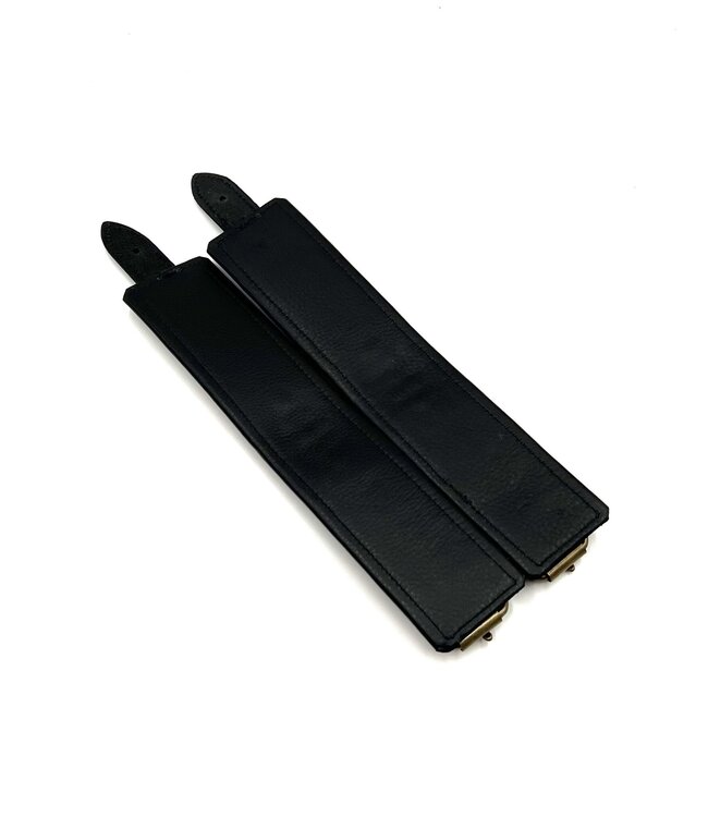 Brassware Leather Wrist Restraints D-Ring