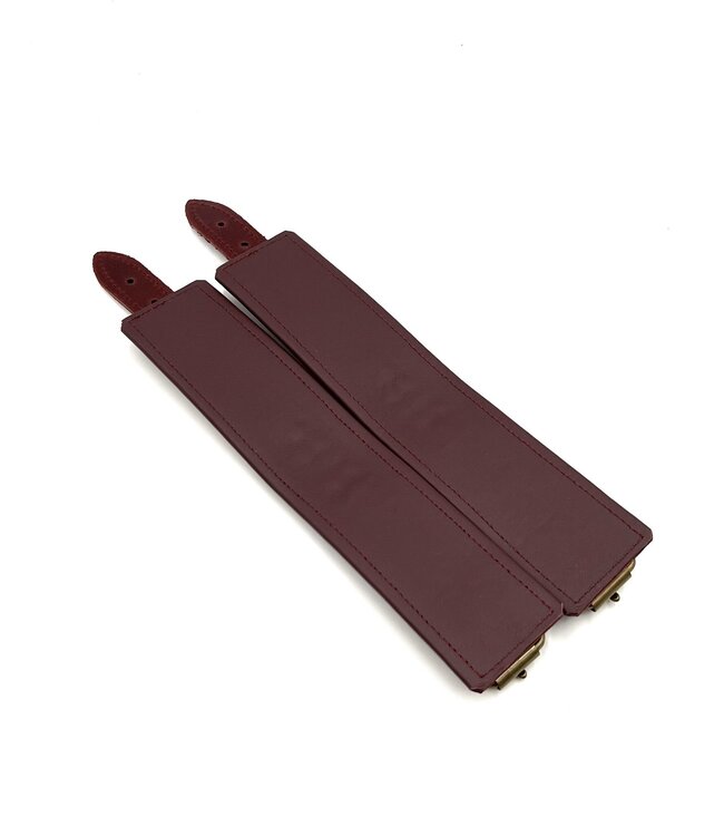 Brassware Leather Wrist Restraints D-Ring