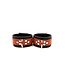 Petite 2-Tone Locking Wrist Cuffs D-Ring
