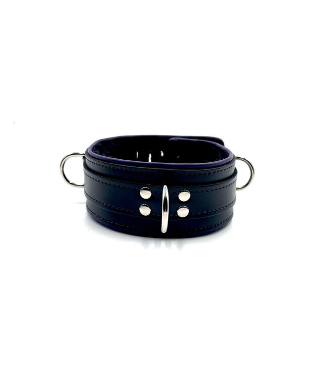 Piping & fleece lining Bondage collar