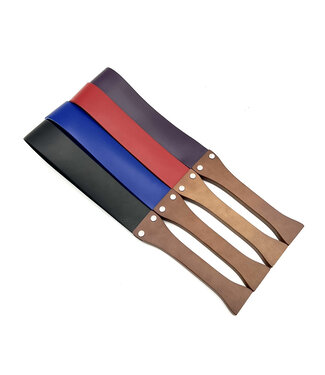 KOOKIE INT'L Wooden Handle Leather Slapper