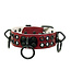 Bondage Collar With Rings And Rivets