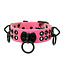 Bondage Collar With Rings And Rivets