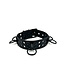 Bondage Collar With Rings And Rivets