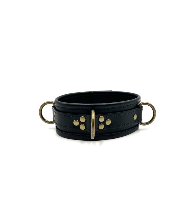 Brassware Leather Collar D-Ring