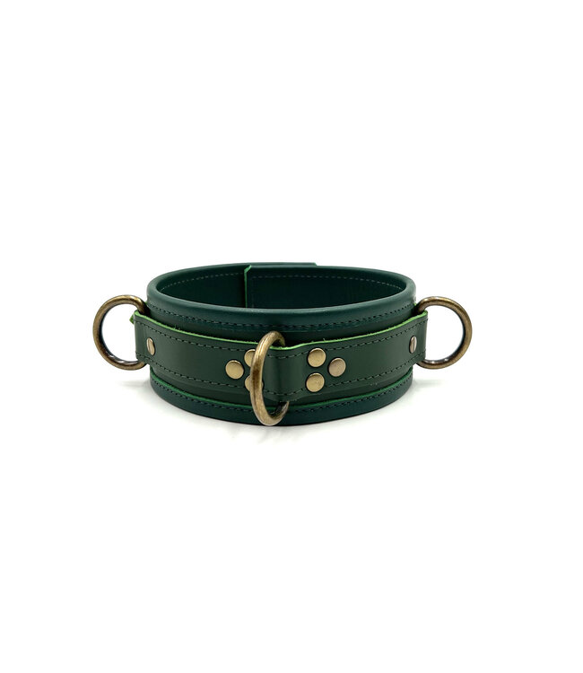 Brassware Leather Collar D-Ring