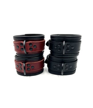 KOOKIE INT'L Blackware Leather Ankle Restraints